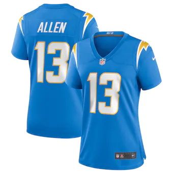 womens nike keenan allen powder blue los angeles chargers g